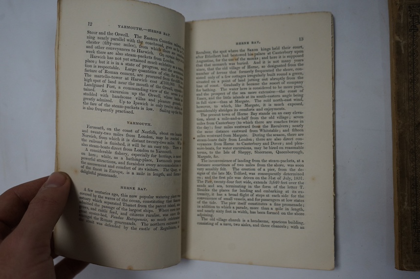 [Brighton Interest] Wallis's Royal Edition. Brighton As It Is, 1846; Mason, W.H. Handbook for Visitors to Brighton, c.1850; New Library of Useful Knowledge. Practical Guide to the Watering & Sea Bathing Places, on the Co